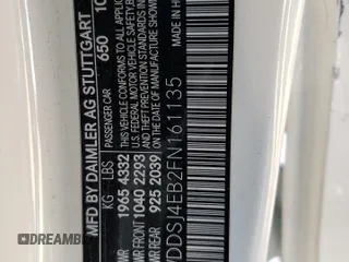 2015 Mercedes-Benz CLA 250 with VIN WDDSJ4EB2FN161135, listed as a Copart auction lot 68994813 with Not Provided miles and . Bid and sale history available at DreamBid. Image 12.