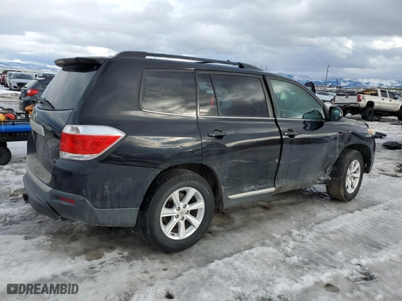 2011 Toyota Highlander with VIN 5TDBK3EH7BS081484, listed as a Copart auction lot 46123845 with 182,007 mi miles and Salvage Title. Bid and sale history available at carsss.com. Image 3.