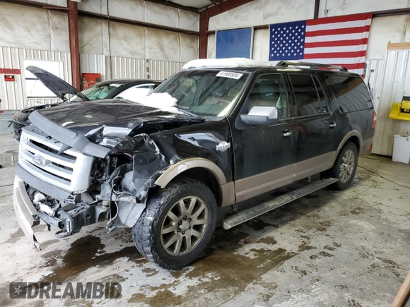 2013 Ford Expedition EL XLT with VIN 1FMJK1J59DEF66645, listed as a Copart auction lot 63252984 with 230,346 mi miles and Salvage Title. Bid and sale history available at carsss.com. Image 1.