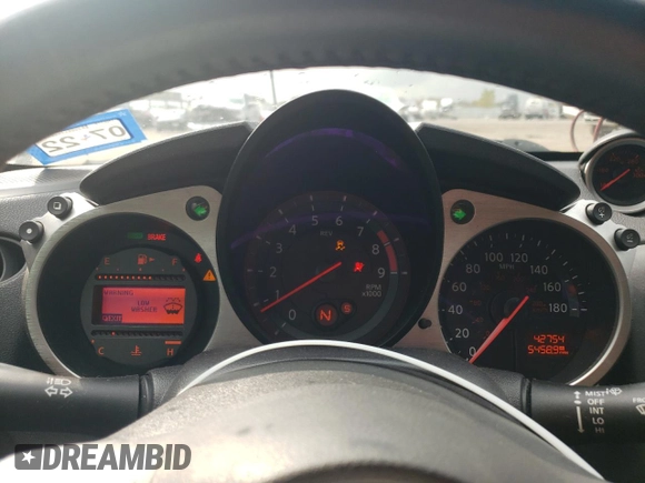 2017 Nissan 370Z Touring with VIN JN1AZ4EH5HM954640, listed as a Copart auction lot 69321742 with 42,754 mi miles. Bid and sale history available at carsss.com. Image 9.