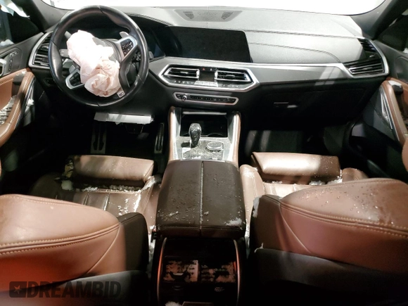 2020 BMW X6 xDrive40i z VIN 5UXCY6C07L9B43453, wystawiony jako Copart lot #52096845 z przebiegiem Nie podano mil oraz Szkoda całkowita • Salvage title. Historia ofert i sprzedaży dostępna na DreamBid. Obrazek 8.