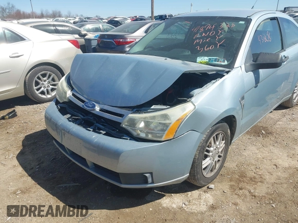 2008 Ford Focus SE with VIN 1FAHP33N28W137186, listed as a IAAI auction lot 41894328 with 150,854 mi miles. Bid and sale history available at carsss.com. Image 6.