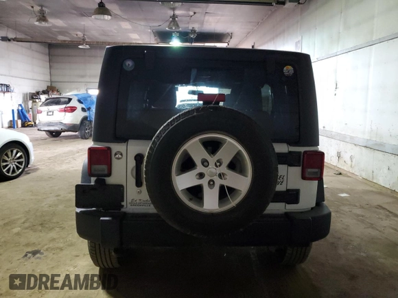 2017 Jeep Wrangler Unlimited Sport with VIN 1C4BJWDG1HL688424, listed as a Copart auction lot 51036035 with 130,499 mi miles and Salvage title. Bid and sale history available at DreamBid. Image 6.