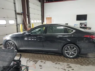 2018 Genesis G80 3.8L with VIN KMHGN4JE4JU232110, listed as a IAAI auction lot 41425938 with 108,170 mi miles. Bid and sale history available at carsss.com. Image 14.