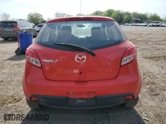 2011 Mazda 2 Sport with VIN JM1DE1HZ5B0128359, listed as a Copart auction lot 54351195 with 117,281 mi miles and Salvage Title. Bid and sale history available at carsss.com. Image 6.