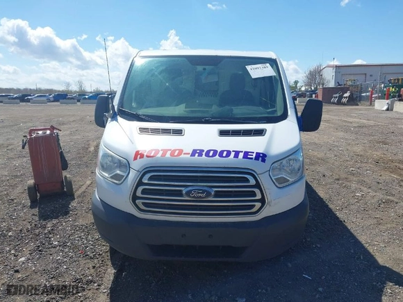 2015 Ford Transit Cargo Van with VIN 1FTNR1ZM1FKA46909, listed as a IAAI auction lot 42092389 with 216,806 mi miles. Bid and sale history available at carsss.com. Image 12.