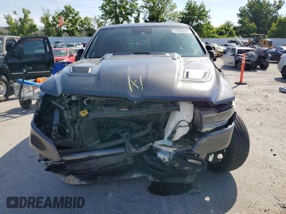 2021 Ram 1500 Laramie with VIN 1C6SRFJT3MN677537, listed as a Copart auction lot 57936295 with Not provided miles and Salvage title. Bid and sale history available at DreamBid. Image 5.