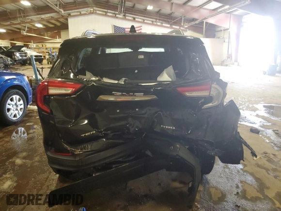 2024 GMC Terrain SLE z VIN 3GKALTEG3RL392446, wystawiony jako Copart lot #45815785 z przebiegiem 1326 mil mil oraz Szkoda całkowita • Salvage title. Historia ofert i sprzedaży dostępna na DreamBid. Obrazek 6.
