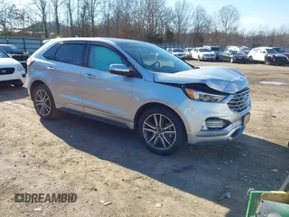 2019 Ford Edge Titanium z VIN 2FMPK3K98KBC68569, wystawiony jako IAAI lot #41209347 z przebiegiem 75 519 mil mil oraz . Historia ofert i sprzedaży dostępna na DreamBid. Obrazek 1.