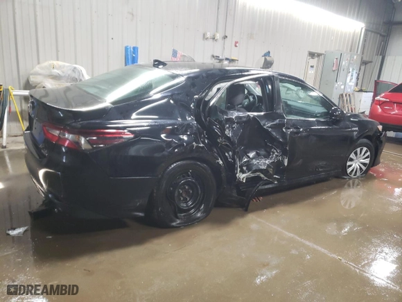 2021 Toyota Camry Hybrid LE with VIN 4T1C31AK3MU021767, listed as a Copart auction lot 89345345 with 51,755 mi miles and Salvage Title. Bid and sale history available at carsss.com. Image 3.