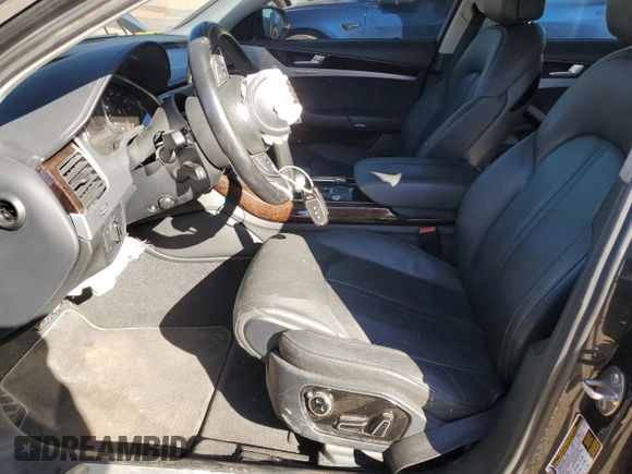 2012 Audi A8 with VIN WAUAVAFD5CN013921, listed as a Copart auction lot 47845595 with 92,512 mi miles and Salvage title. Bid and sale history available at DreamBid. Image 7.