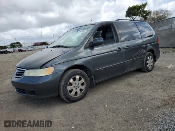 2004 Honda Odyssey EX-L with VIN 5FNRL18944B052617, listed as a Copart auction lot 51443625 with 144,346 mi miles and Salvage Title. Bid and sale history available at DreamBid. Image 1.