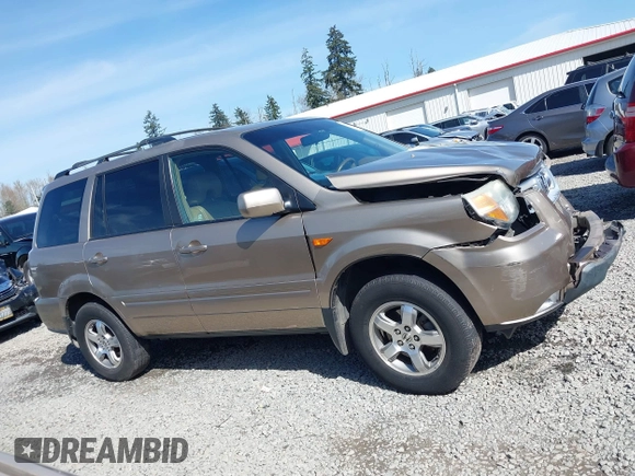 2006 Honda Pilot EX-L with VIN 2HKYF18566H561371, listed as a IAAI auction lot 41950296 with 145,579 mi miles and . Bid and sale history available at DreamBid. Image 13.