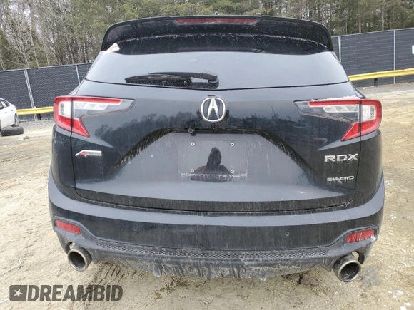 2021 Acura RDX w/A-Spec Package with VIN 5J8TC2H64ML017432, listed as a Copart auction lot 88981585 with 0 mi miles and Salvage Title. Bid and sale history available at carsss.com. Image 6.