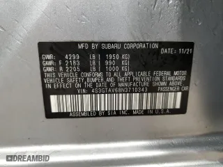 2022 Subaru Impreza Premium with VIN 4S3GTAV68N3710343, listed as a Copart auction lot 43658085 with 100,862 mi miles and Non Repairable. Bid and sale history available at carsss.com. Image 13.