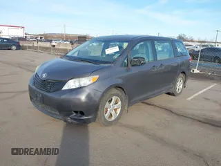 2012 Toyota Sienna with VIN 5TDZK3DCXCS258843, listed as a IAAI auction lot 41700446 with 207,384 mi miles. Bid and sale history available at carsss.com. Image 17.
