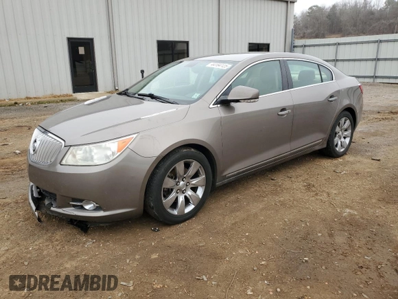 2012 Buick LaCrosse Premium 2 with VIN 1G4GF5G30CF167515, listed as a Copart auction lot 44184125 with 0 mi miles and Salvage Title. Bid and sale history available at carsss.com. Image 1.