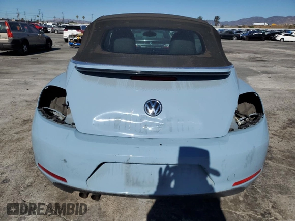 2013 Volkswagen Beetle 2.5L with VIN 3VW5P7AT9DM812173, listed as a Copart auction lot 78222574 with 153,702 mi miles and Salvage Title. Bid and sale history available at DreamBid. Image 6.