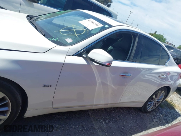 2020 Infiniti Q50 Edition 30 with VIN JN1EV7APXLM202808, listed as a IAAI auction lot 41988781 with 85,233 mi miles and . Bid and sale history available at DreamBid. Image 14.