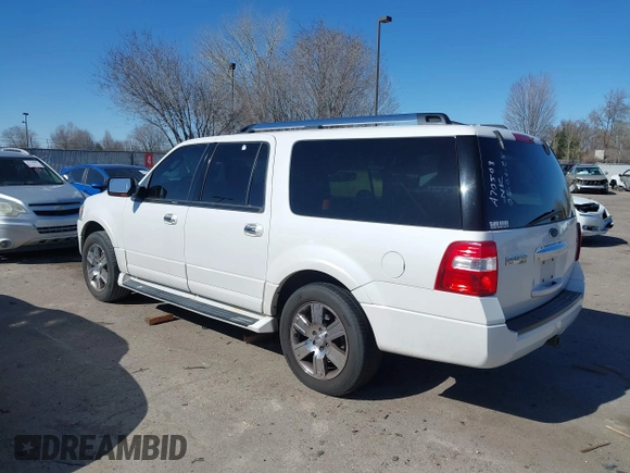 2010 Ford Expedition Max Limited with VIN 1FMJK2A55AEA70503, listed as a IAAI auction lot 41743539 with 266,727 mi miles. Bid and sale history available at carsss.com. Image 3.