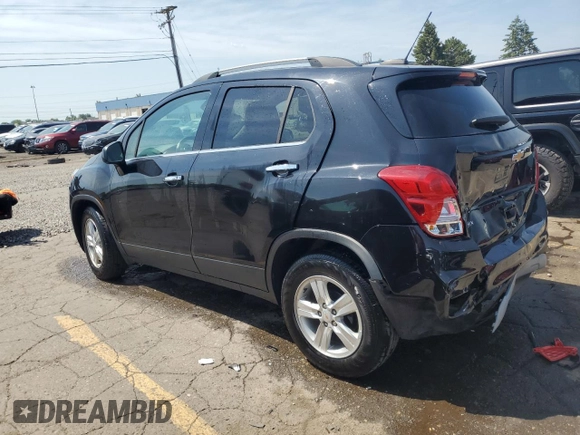 2020 Chevrolet Trax LT with VIN KL7CJLSB0LB092503, listed as a Copart auction lot 62101855 with 43,948 mi miles and Salvage title. Bid and sale history available at DreamBid. Image 2.
