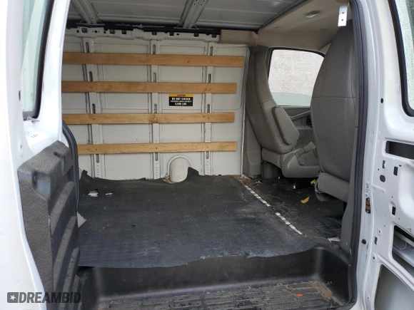 2022 GMC Savana Cargo Van with VIN 1GTW7AFP6N1221748, listed as a Copart auction lot 79254564 with 29,682 mi miles and Clean Title. Bid and sale history available at carsss.com. Image 11.