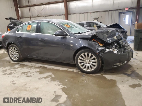 2011 Buick Regal CXL RL2 with VIN 2G4GP5EC8B9189933, listed as a Copart auction lot 88292815 with Not provided miles and Non repairable. Bid and sale history available at DreamBid. Image 4.