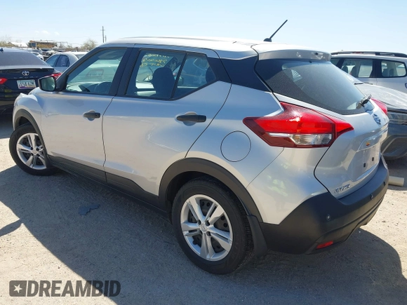 2020 Nissan Kicks S with VIN 3N1CP5BV2LL524100, listed as a IAAI auction lot 41829663 with 50,530 mi miles. Bid and sale history available at carsss.com. Image 3.