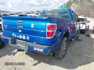 2009 Ford F-150 STX with VIN 1FTRX14899FA26714, listed as a IAAI auction lot 41791715 with 283,000 mi miles. Bid and sale history available at carsss.com. Image 4.