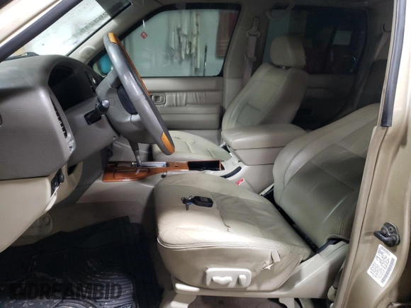 2002 Infiniti QX4 Luxury z VIN JNRDR09Y12W256115, wystawiony jako Copart lot #46263245 z przebiegiem 162 238 mil mil oraz Szkoda całkowita • Salvage title. Historia ofert i sprzedaży dostępna na DreamBid. Obrazek 7.