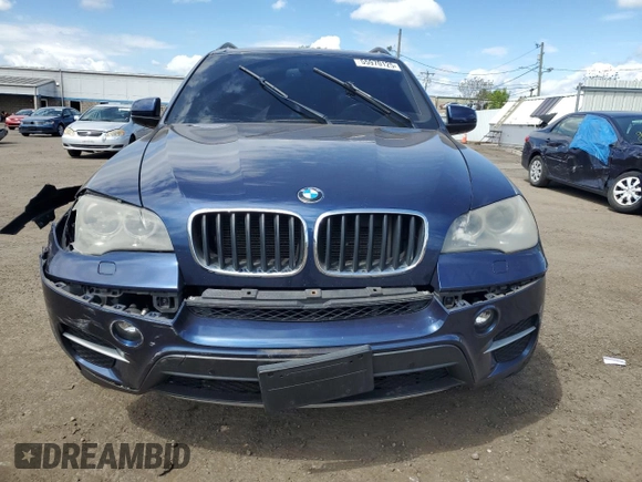 2012 BMW X5 35i with VIN 5UXZV4C56CL754643, listed as a Copart auction lot 55970125 with 150,584 mi miles and Salvage title. Bid and sale history available at DreamBid. Image 5.