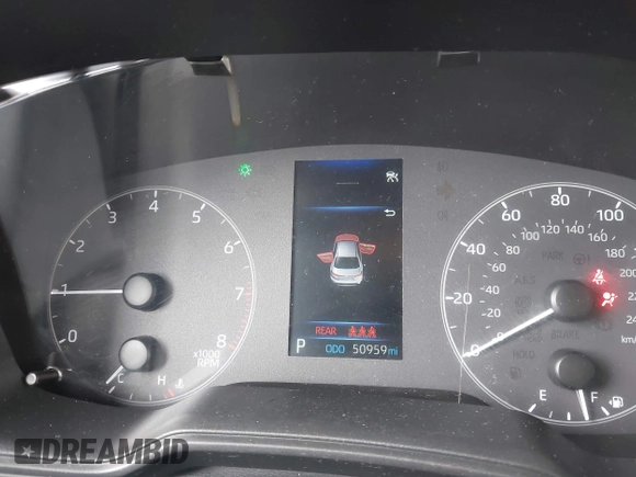 2023 Toyota Corolla SE with VIN 5YFS4MCE2PP143401, listed as a IAAI auction lot 42085852 with 50,959 mi miles and . Bid and sale history available at DreamBid. Image 7.