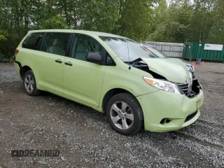 2014 Toyota Sienna L with VIN 5TDZK3DC8ES479523, listed as a Copart auction lot 57625515 with 45,373 mi miles and Salvage title. Bid and sale history available at DreamBid. Image 4.