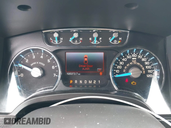 2014 Ford F-150 XL with VIN 1FTFW1CF0EKE18987, listed as a IAAI auction lot 42115989 with 195,373 mi miles and . Bid and sale history available at DreamBid. Image 7.