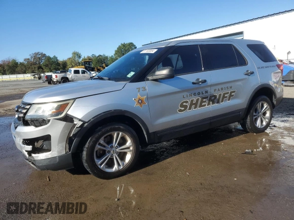 2016 Ford Utility Police Interceptor with VIN 1FM5K8AR7GGA78431, listed as a Copart auction lot 81183004 with 86,080 mi miles and Salvage Title. Bid and sale history available at carsss.com. Image 1.