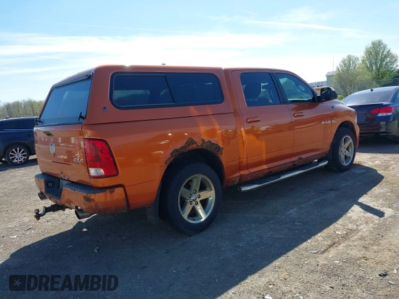 2010 Dodge 1500 Sport with VIN 1D7RV1CT0AS169693, listed as a IAAI auction lot 42156871 with 152,323 mi miles and . Bid and sale history available at carsss.com. Image 4.