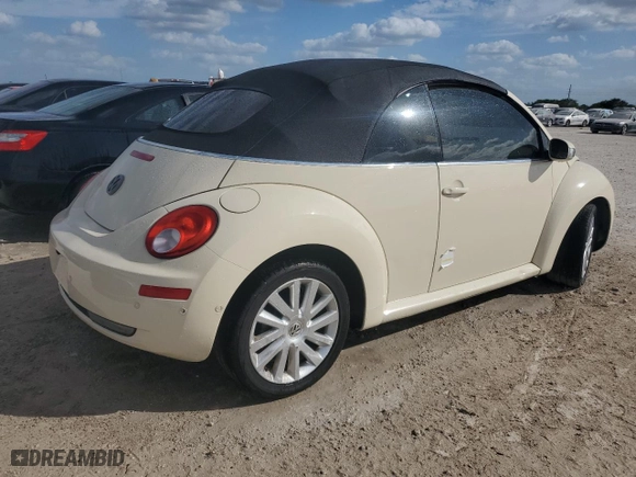 2008 Volkswagen New Beetle Convertible SE with VIN 3VWRG31Y88M403416, listed as a Copart auction lot 80187384 with 45,886 mi miles and Non Repairable. Bid and sale history available at carsss.com. Image 3.