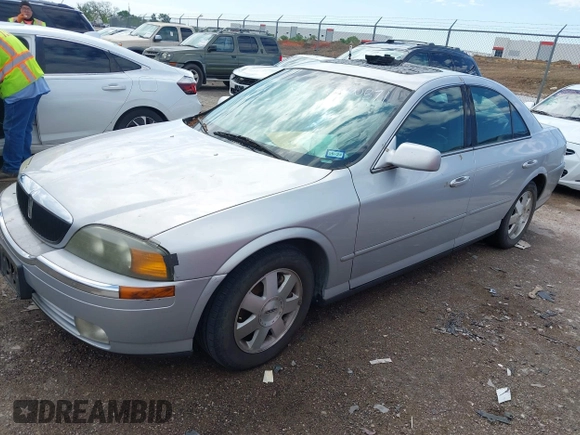 2002 Lincoln LS w/Base Pkg with VIN 1LNHM86S62Y672921, listed as a IAAI auction lot 42100871 with 207,170 mi miles. Bid and sale history available at carsss.com. Image 2.