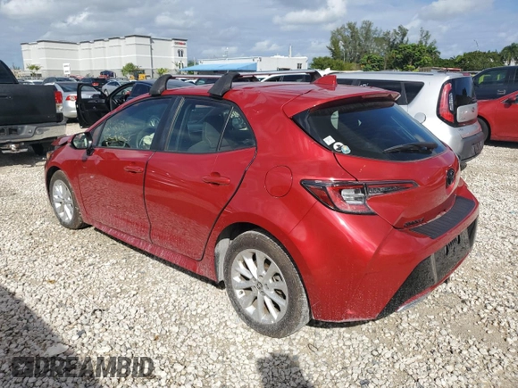 2021 Toyota Corolla Hatchback SE with VIN JTND4MBE6M3129379, listed as a Copart auction lot 77850144 with 48,435 mi miles and Salvage Title. Bid and sale history available at carsss.com. Image 2.