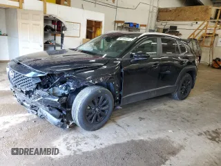 2024 Mazda CX-50 S Select with VIN 7MMVABAMXRN169653, listed as a Copart auction lot 46748425 with 17,661 mi miles and Salvage Title. Bid and sale history available at DreamBid. Image 1.