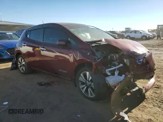 2016 Nissan LEAF SV with VIN 1N4BZ0CP8GC310287, listed as a Copart auction lot 89167585 with 0 mi miles and Salvage Title. Bid and sale history available at carsss.com. Image 4.