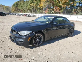 2015 BMW M4 with VIN WBS3U9C58FJ968162, listed as a Copart auction lot 76335974 with 0 mi miles and Salvage Title. Bid and sale history available at carsss.com. Image 1.
