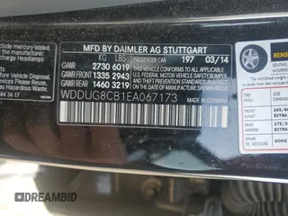 2014 Mercedes-Benz S 550 z VIN WDDUG8CB1EA067173, wystawiony jako Copart lot #51156145 z przebiegiem 180 614 mil mil oraz Szkoda całkowita • Salvage title. Historia ofert i sprzedaży dostępna na DreamBid. Obrazek 14.