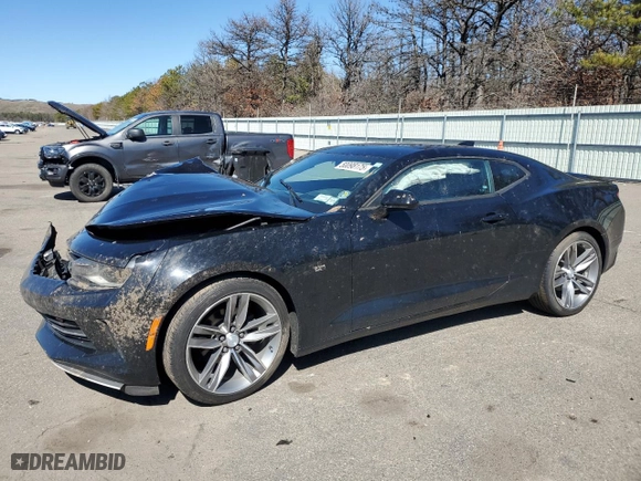 2017 Chevrolet Camaro 2LT with VIN 1G1FD1RS3H0122137, listed as a Copart auction lot 50098175 with 0 mi miles and Salvage Title. Bid and sale history available at carsss.com. Image 1.