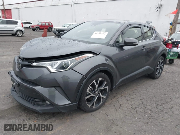 2019 Toyota C-HR XLE with VIN JTNKHMBX5K1035676, listed as a IAAI auction lot 41161562 with 185,962 mi miles. Bid and sale history available at carsss.com. Image 17.