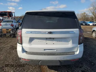 2021 Chevrolet Tahoe Commercial with VIN 1GNSKLED5MR311108, listed as a Copart auction lot 81626454 with 81,800 mi miles and Salvage title. Bid and sale history available at DreamBid. Image 6.