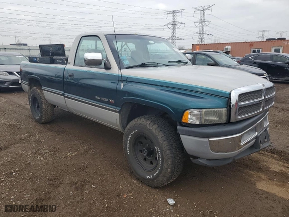 1994 Dodge Ram 1500 with VIN 1B7HC16Y8RS556409, listed as a Copart auction lot 80759604 with 111,333 mi miles and Salvage Title. Bid and sale history available at carsss.com. Image 4.