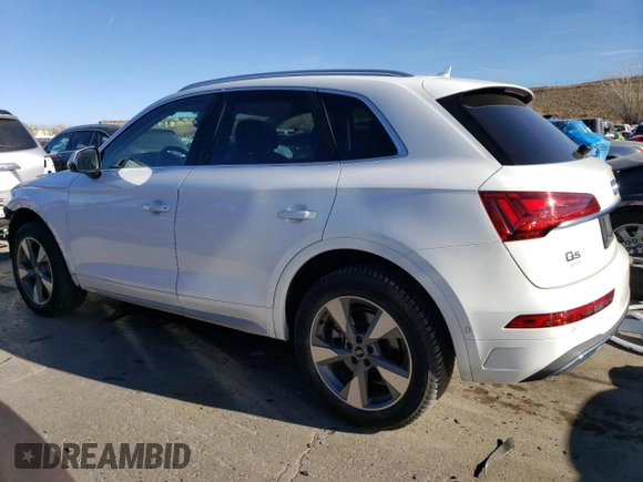 2023 Audi Q5 Prestige with VIN WA1CBAFY1P2007218, listed as a Copart auction lot 86220434 with 24,613 mi miles and Salvage Title. Bid and sale history available at carsss.com. Image 2.