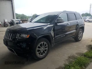2016 Jeep Grand Cherokee Limited with VIN 1C4RJFBG1GC390486, listed as a Copart auction lot 64649515 with 85,750 mi miles and Salvage title. Bid and sale history available at DreamBid. Image 1.