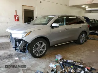 2018 Acura MDX Technology with VIN 5J8YD4H53JL016483, listed as a Copart auction lot 61876595 with 129,039 mi miles and Salvage title. Bid and sale history available at DreamBid. Image 1.